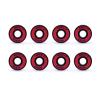 SUOFEILAIMU 8Pcs ABEC-9 608 2RS Inline Roller Skate Wheel Bearing 608 RS Anti Rust Skateboard Ball Bearings 8x22x7mm Shaft (Color : Red) view 1