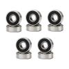 SUOFEILAIMU 8Pcs ABEC-9 608 2RS Inline Roller Skate Wheel Bearing 608 RS Anti Rust Skateboard Ball Bearings 8x22x7mm Shaft (Color : Red) view 3