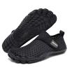 Racqua Mens Womens Water Shoes Quick Dry Barefoot Aqua Swim Shoes Lightweight Fishing Surfing Shoes Diving Pool Hiking Sport Shoes Black 14 Women/13 Men view 1