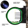 LWANO 5 Pin Bow Sight with Rheostat Light and Reversible Mount Design view 2