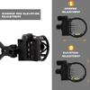 LWANO 5 Pin Bow Sight with Rheostat Light and Reversible Mount Design view 3