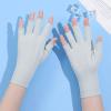 Holiberty Women Sun Protection Fingerless Gloves Summer Silky Cool Thin Cycling Gloves Stretch Touchscreen UV Driving Gloves for Ladies view 2
