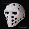 Custom Ice Hockey Mask Goalie Helmet 1:1 Wearable Home Decor Montreal Richard Sevigny G15, White view 4