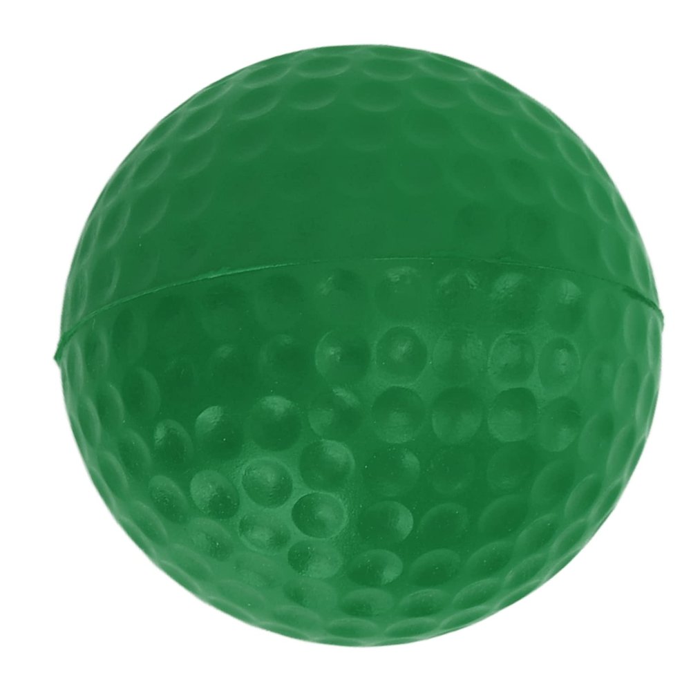 OUKENS Golf Practice Ball, 42.5mm/1.7in PU Foam Golf Balls Strong Flexibility Outdoor Indoor Golf Practice Ball Flight Training Balls for Sports Fitness(Green)
