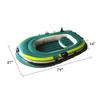 YUEWO Inflatable Boat, PVC Kayak Dinghy Boat 2-3 Person Hickened Fishing Raft Boat with 2 Paddles for Touring Water Sports (2-Person) view 3