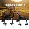Aluminium Alloy Road Bikes V Shape Mechanical Pivot Brake Set Repair Parts Accessory for Road Bikes Brake Caliper, 1 Pair Road Bikes Brake, 1 Pair Road Bikes Brake, Aluminium Alloy Road Bicyc view 2
