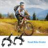 Aluminium Alloy Road Bikes V Shape Mechanical Pivot Brake Set Repair Parts Accessory for Road Bikes Brake Caliper, 1 Pair Road Bikes Brake, 1 Pair Road Bikes Brake, Aluminium Alloy Road Bicyc view 4