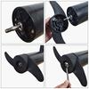 Acouto Outboard Propeller,2 Blades Propeller Kit Electric Trolling Motor Parts for 50lb 60lb 68lb 88lb Outboard 12V 24V Motors view 4