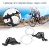 Pilipane Bikes Shifter Levers, 1 Pair Triple Speed Bikes Gear Shifter Derailleur with Shifter Cable Left/Right Shifter Bikes Parts, Bikes Commuter Bikes Folding Bikes Gear Grip Shifter with Grips view 4