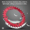 32/34/36/38T BCD 104 Aluminum Alloy Mountain bikes Sprocket Steel Chainring Single Crank Chain hoop Repair Parts (34T Red) , bikes Single Chain hoop , bikes Single Chain hoop , 32/34/36/38T BCD 1 view 3