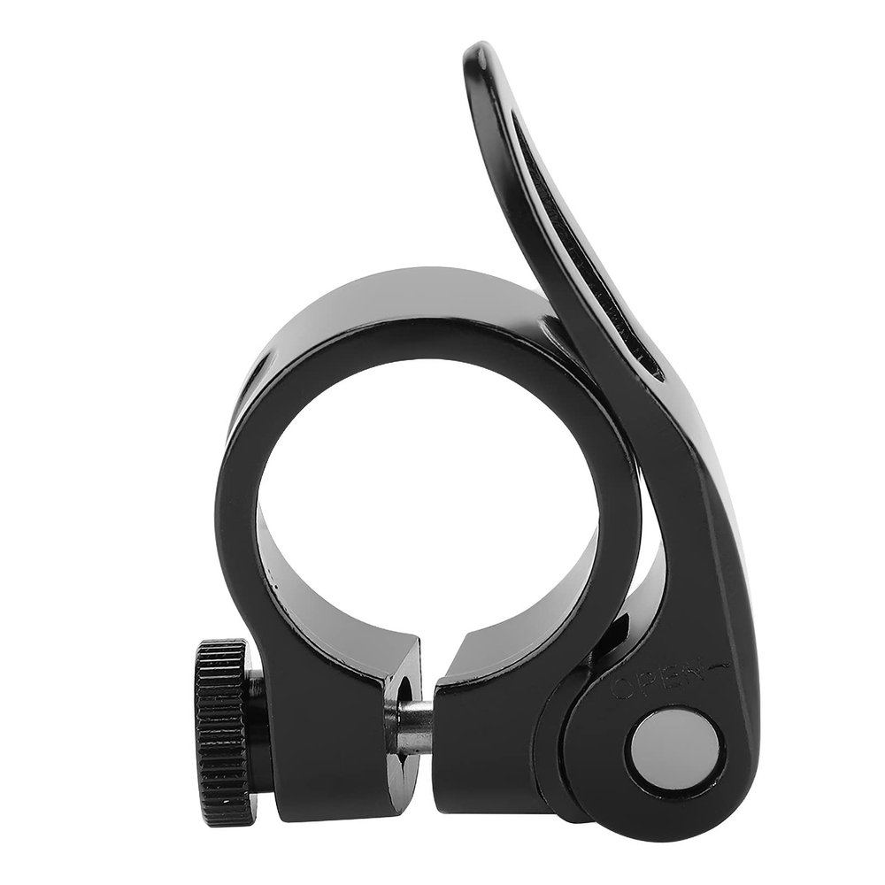 Aluminum Alloy Seatpost Seat,Bike Seat Post Clamp,Bicycle Quick Release Seatpost Collar, for Mountain Road Bike Parts (Black), Bike Seat Post Clamp,Aluminum Alloy Seatpost Seat,Seatpost Clamp Sea