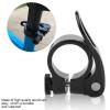 Aluminum Alloy Seatpost Seat,Bike Seat Post Clamp,Bicycle Quick Release Seatpost Collar, for Mountain Road Bike Parts (Black), Bike Seat Post Clamp,Aluminum Alloy Seatpost Seat,Seatpost Clamp Sea view 3