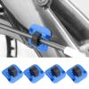 4 Color Aluminum Alloy Housing Hose Guide Clamps Brake C Buckle, 4 Pcs Pieces Bikes C Clips Clamps, Road Bikes Brake(Blue), 4 Pcs Pieces Bikes C Clips Clamps, 4 Color Alumibicycle Frame Buckle view 2