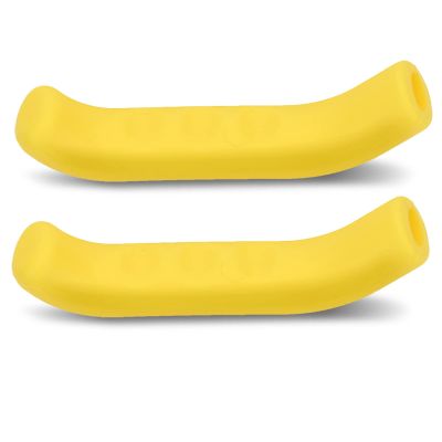 5 Colors Bikes Brake Handle Lever Cover Silicone Grips Avoid Slip Watertight Protector Accessory for Mountain Road Bikes (Yellow), 5 Colors Bikes Brake Handle Lever Cover SiliconBike Brak