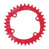 Aluminium Alloy 96MM Narrow Wide Chainring Single Chain Ring,Round Oval Chainring,Sprocket Bolts for Road Bikes,for M6000 M7000 M8000(34T-red), Round Oval Chainring,Aluminium Alloy 96MM Narrow Wc view 1