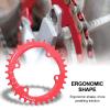 Aluminium Alloy 96MM Narrow Wide Chainring Single Chain Ring,Round Oval Chainring,Sprocket Bolts for Road Bikes,for M6000 M7000 M8000(34T-red), Round Oval Chainring,Aluminium Alloy 96MM Narrow Wc view 3