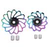 Ceramic Speed,Bike Rear Derailleur Pulley,Colorful Mountain Bicycle Ceramics Rear Derailleur Pulley Transmission Bearings Bike Cycling Accessory(Color-11T), Bike Rear Derailleur Pulley, Ceramic view 1