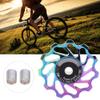 Ceramic Speed,Bike Rear Derailleur Pulley,Colorful Mountain Bicycle Ceramics Rear Derailleur Pulley Transmission Bearings Bike Cycling Accessory(Color-11T), Bike Rear Derailleur Pulley, Ceramic view 3