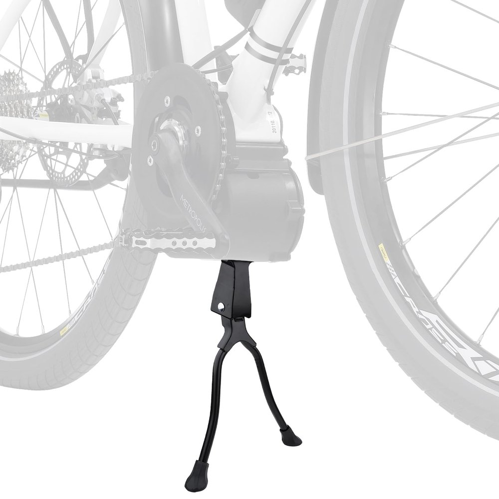 Center Mount Double Leg Bikes Kickstand, Adjust Practical Mountain Bikes Foot Stand for 26 inches and Wheel Mountain Bikes, Road Bikes, Adult Bikes, Sports Bikes, Center Mount Double Leg Bikes