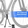 Center Mount Double Leg Bikes Kickstand, Adjust Practical Mountain Bikes Foot Stand for 26 inches and Wheel Mountain Bikes, Road Bikes, Adult Bikes, Sports Bikes, Center Mount Double Leg Bikes view 2