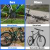 Center Mount Double Leg Bikes Kickstand, Adjust Practical Mountain Bikes Foot Stand for 26 inches and Wheel Mountain Bikes, Road Bikes, Adult Bikes, Sports Bikes, Center Mount Double Leg Bikes view 3