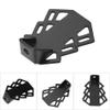 Pilipane 2pcs Iron Rear Pedal Feetpegs Avoid Slip Foot Rest with 5mm Hole, Mountain Bikes Pedals, Non Slip Lightweight Bikes Stage Pedals, Adjust Grip, Mountain Bikes Pedals, 2pcs Iron Rear Pedal Fee view 2
