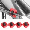 4 Color Aluminum Alloy Housing Hose Guide Clamps Brake C Buckle, 4 Pcs Pieces Bikes C Clips Clamps, Road Bikes Brake(red), 4 Pcs Pieces Bikes C Clips Clamps, 4 Color Alumibicycle Frame Buckle b view 2