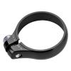 Aluminium Alloy Bikes Quick Release Seatpost Collar, Bikes Seat Post Clamp, Mountain Bikes Road Bikes Seat Post Clamp for 30 8Mm 31 6Mm Seat Pipe(Black/Red)(Black), Bikes Seat Post Clamp, Alumin view 1