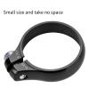 Aluminium Alloy Bikes Quick Release Seatpost Collar, Bikes Seat Post Clamp, Mountain Bikes Road Bikes Seat Post Clamp for 30 8Mm 31 6Mm Seat Pipe(Black/Red)(Black), Bikes Seat Post Clamp, Alumin view 4