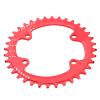 Aluminium Alloy 96MM Narrow Wide Chainring Single Chain Ring,Round Oval Chainring,Sprocket Bolts for Road Bikes,for M6000 M7000 M8000(36T-red), Round Oval Chainring,Aluminium Alloy 96MM Narrow Wc view 1