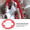 Aluminium Alloy 96MM Narrow Wide Chainring Single Chain Ring,Round Oval Chainring,Sprocket Bolts for Road Bikes,for M6000 M7000 M8000(36T-red), Round Oval Chainring,Aluminium Alloy 96MM Narrow Wc view 3