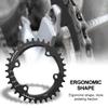 Aluminium Alloy 96MM Narrow Wide Chainring Single Chain Ring,Round Oval Chainring,Sprocket Bolts for Road Bikes,for M6000 M7000 M8000(34T-black), Round Oval Chainring,Aluminium Alloy 96MM Narrow view 3