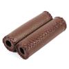 1 Pair Three Colors Retro Artificial Leather Mountain Bikes Handlebar Grips Bikes Handle (Coffee), Bikes Handle Cover, Bikes Handle Cover, 1 Pair Three Colors Retro ArtifBicycle Grip Bikes Hand view 2