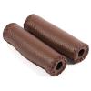 1 Pair Three Colors Retro Artificial Leather Mountain Bikes Handlebar Grips Bikes Handle (Coffee), Bikes Handle Cover, Bikes Handle Cover, 1 Pair Three Colors Retro ArtifBicycle Grip Bikes Hand view 3