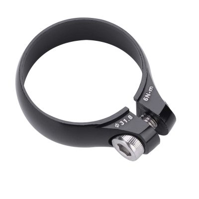 Aluminum Alloy Bicycle Bolt Clamp 31.8mm for 27.2 Seatpost Super Light Bolt Binder Clamp Saddle Cycling (Black),Bike Seatpost Clamp, Bike Seatpost Clamp, Aluminum Alloy Bicycle Bolt CBicycle Sea