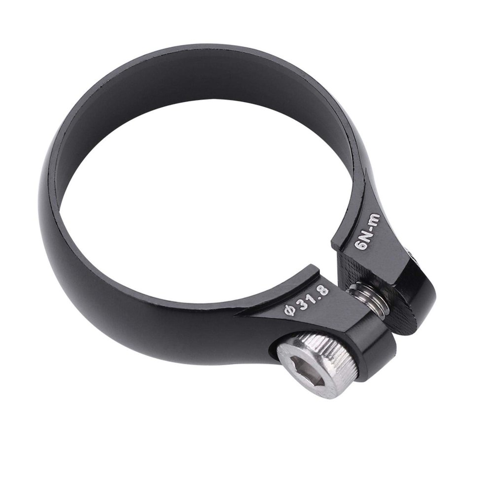 Aluminum Alloy Bicycle Bolt Clamp 31.8mm for 27.2 Seatpost Super Light Bolt Binder Clamp Saddle Cycling (Black),Bike Seatpost Clamp, Bike Seatpost Clamp, Aluminum Alloy Bicycle Bolt CBicycle Sea