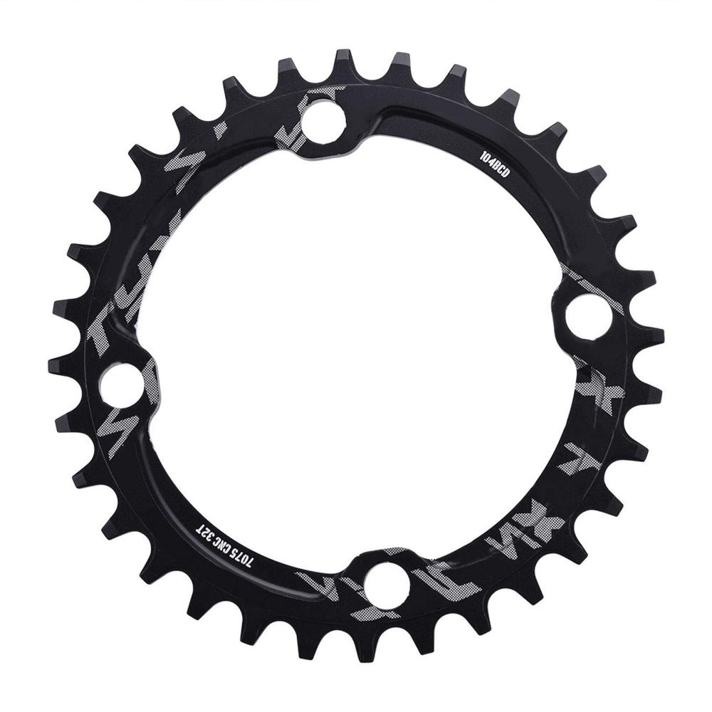 32/34/36/38T BCD 104 Aluminum Alloy Mountain bikes Sprocket Steel Chainring Single Crank Chain hoop Repair Parts (38T Black) , bikes Single Chain hoop , bikes Single Chain hoop , 32/34/36/38T BCD