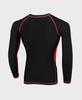 Deckra Mens Compression Tights Under Base Layer Skin Fit Armour Tight Pants + Shirts Set (Black-Red, X-Large) view 3