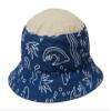 Columbia Youth Unisex PFG Bucket Hat, Carbon Marlin Shores/Ancient Fossil, Large/X-Large view 2