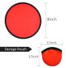 Mototo 72 Pieces Foldable Flying Disc Fans with Bag Folding Pocket Toy Set for Kids Fun Birthday Party Favors Summer Outdoor Activity Game Halloween Christmas, 12 Colors view 3