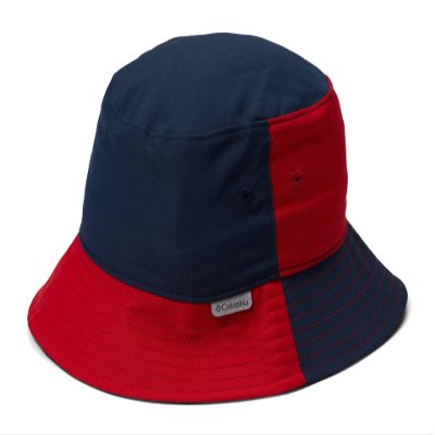 Columbia Toddler Unisex Bucket Hat, Collegiate Navy/Mountain Red, One Size