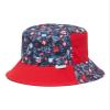Columbia Youth Unisex Bucket Hat, Nocturnal Mini-Biscus/Red Lily, Small/Medium view 4