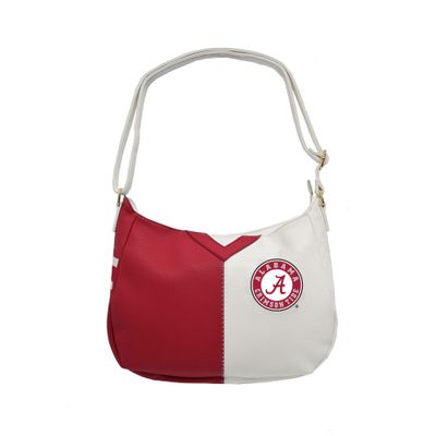 Littlearth NCAA Alabama Crimson Tide Pebble Split Hobo, Team Color, One Size