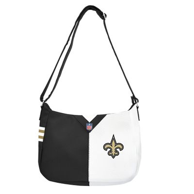 Littlearth NFL New Orleans Saints Pebble Split Hobo, Team Color, One Size