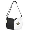 Littlearth NFL New Orleans Saints Pebble Split Hobo, Team Color, One Size view 1