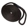 T-H Marine Premium MFP Floating Dock line with Spliced Eye and Chafe Guard - 3/8" x 15' (Black) view 1