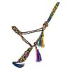 Showman Rainbow Woven Nylon Mule Tape Halter w/Lead view 1