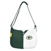 Littlearth NFL Green Bay Packers Pebble Split Hobo, Team Color, One Size view 1