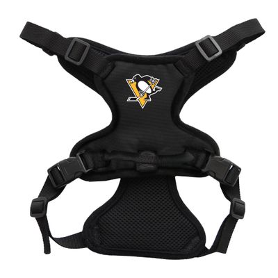 Littlearth NHL Pittsburgh Penguins Pet Front Clip Harness, Team Color, X-Small