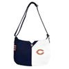 Littlearth NFL Chicago Bears Pebble Split Hobo, Team Color, One Size view 1